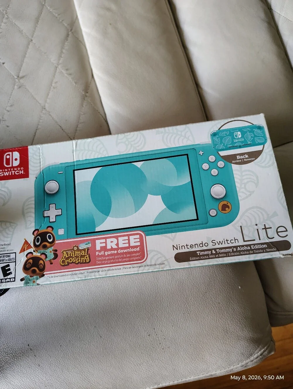 Lightly Used Limited Edition Animal Crossing Switch Lite